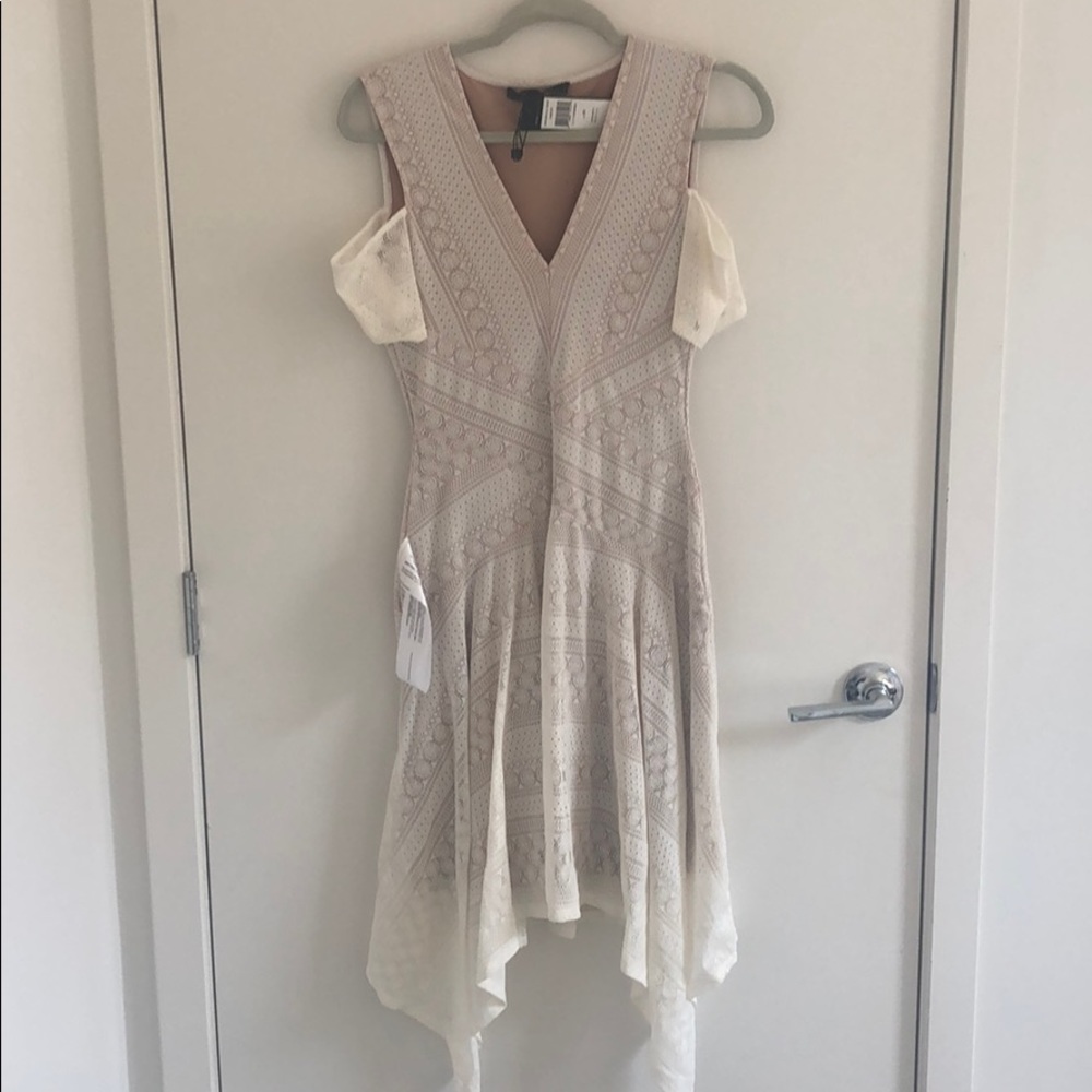White BCBGMaxAzria dress